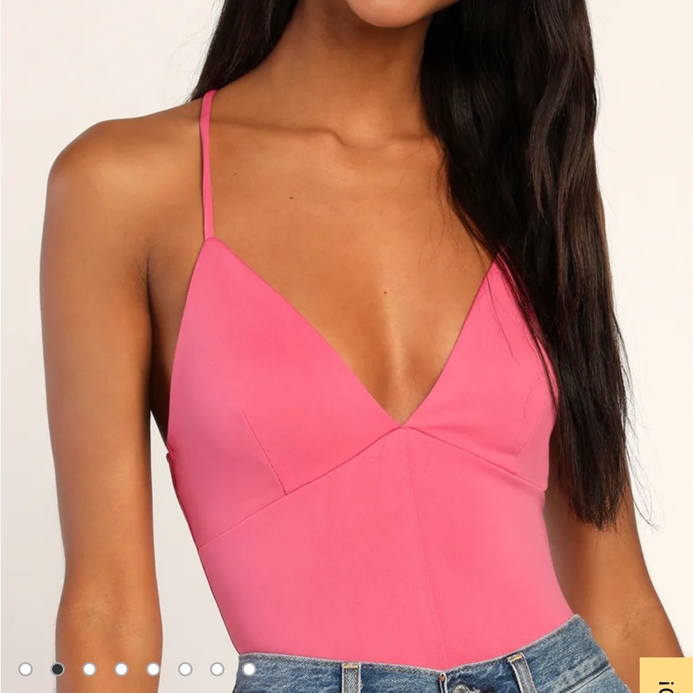 Pink bodysuit